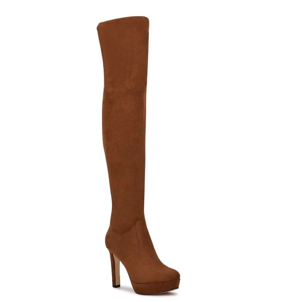 Nine West Women's Gotcha Over The Knee Platform Boots (WIDE CALF)